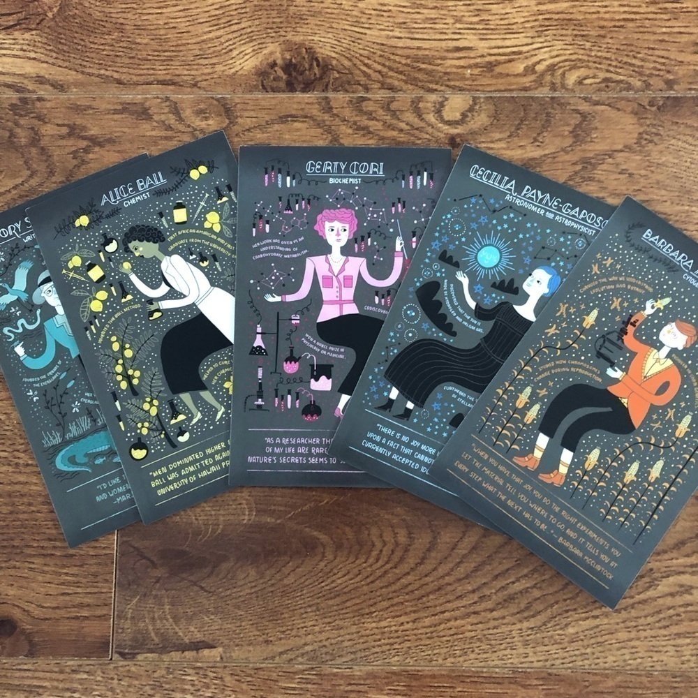 Women in Science by: Rachel Ignotofsky postcard set #15